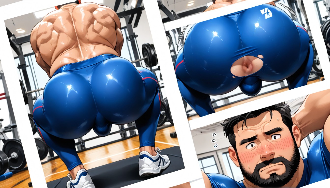 From The Back, Flustered, Motion Lines AI Gay Porn