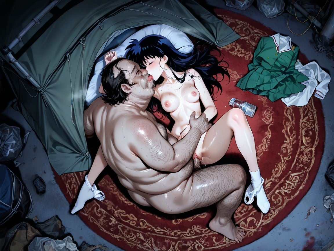 Ropa Abierta, Vibrant Colors, Shiny Skin Hentai IA