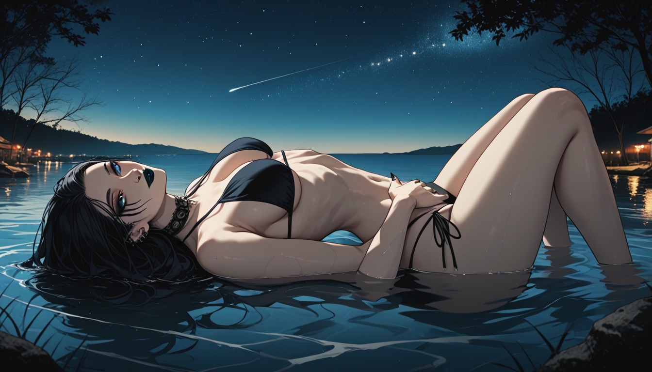 Very Aesthetic, High Score, Blue Eyes Hentai IA