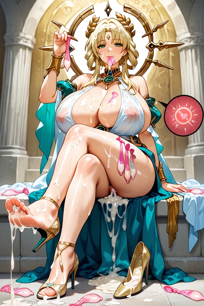 A Lot Of Used Condom, Cum On Face, After Sex Hentai AI Porn
