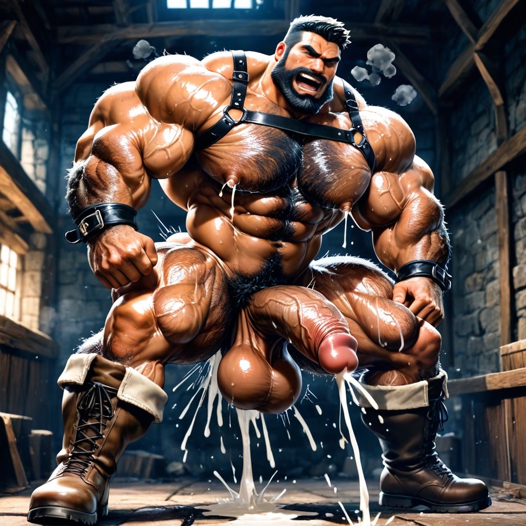 Manly, Big Balls, Intimate And In Love AI Gay Porn
