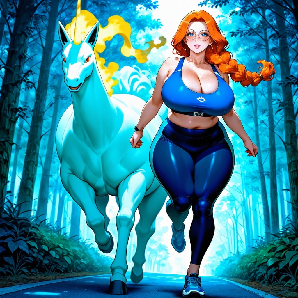 Running, 25+, Pony Cock AI Gay Porn
