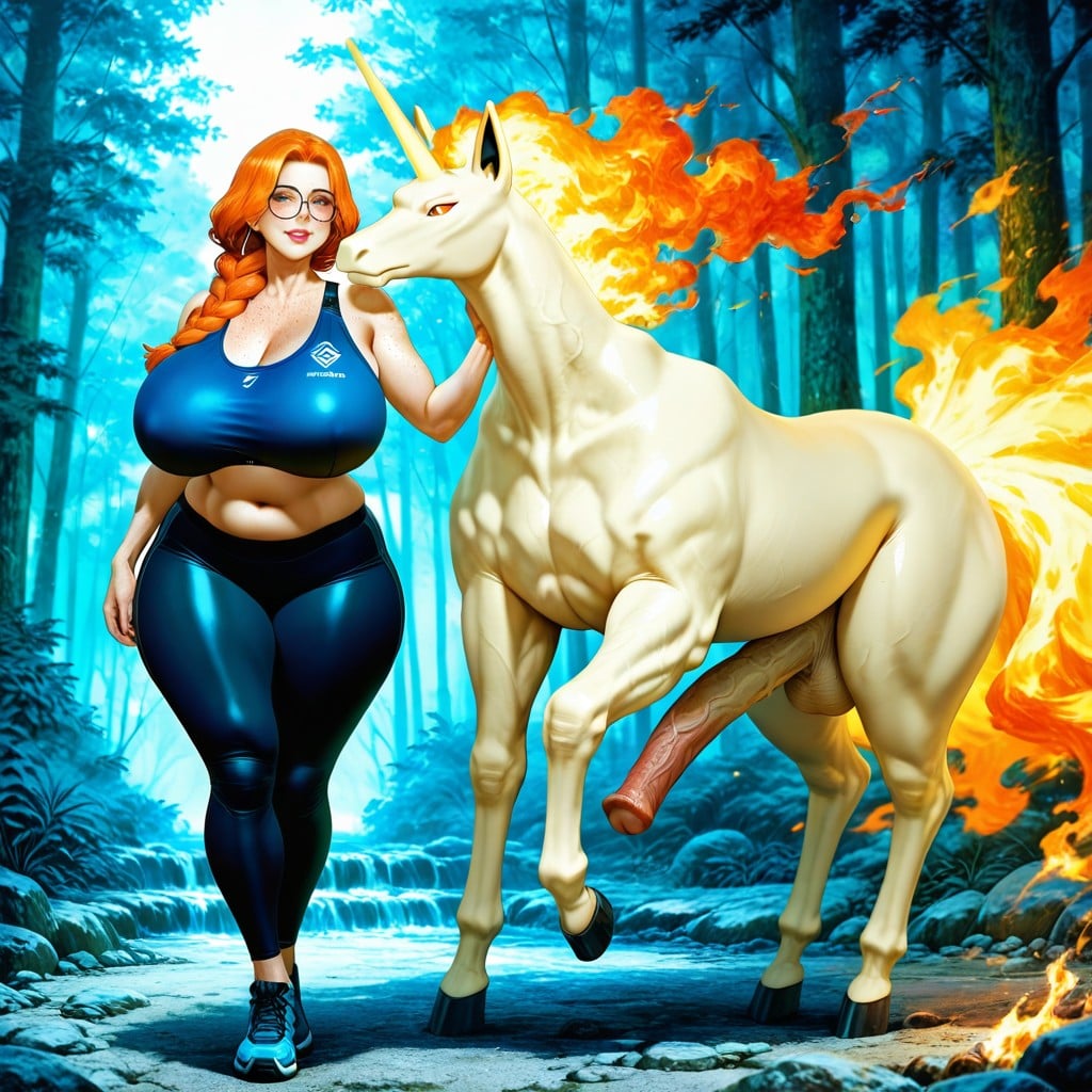 Peaceful Interaction, 25+, Dark Blue Sports Leggins AI Gay Porn