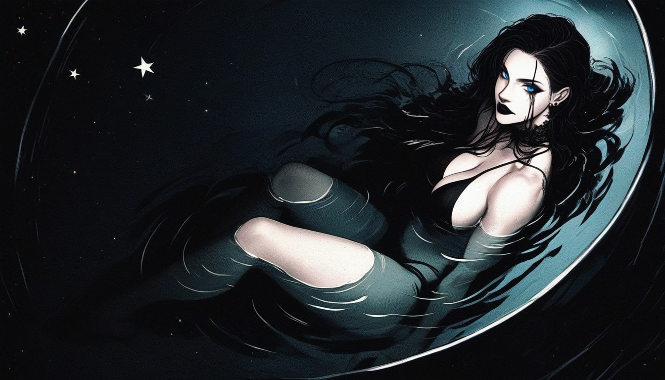Camera Is Alinged With Water Level, Woman, Newest Hentai AI Porn