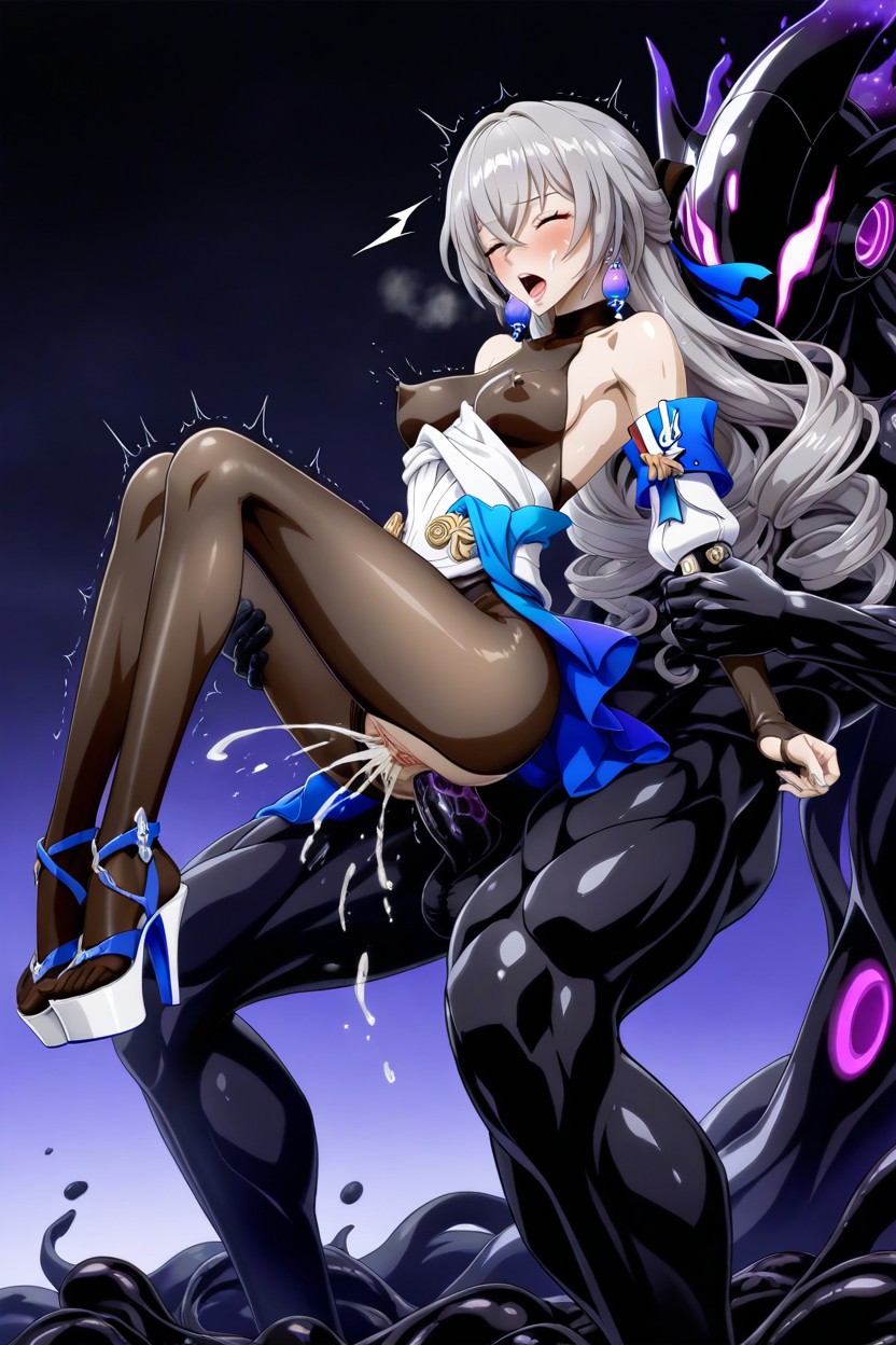 Moaning, Side View, Moaning Hentai AI Porn