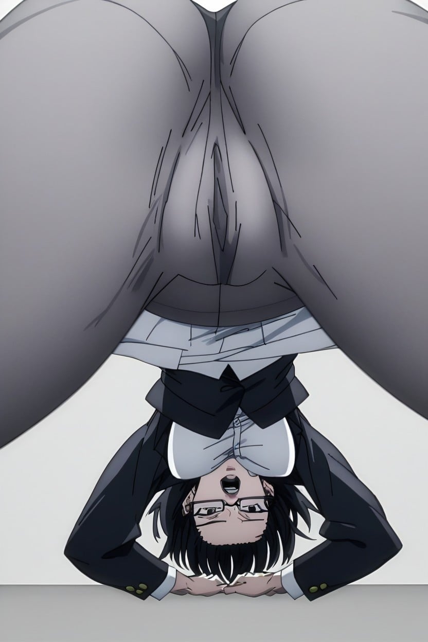 Short Length, Soft Lips, Formal Office Attire Hentai AI Porn