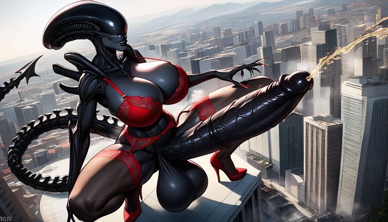 Taller Than Building, Black Body, Bra Furry AI Porn