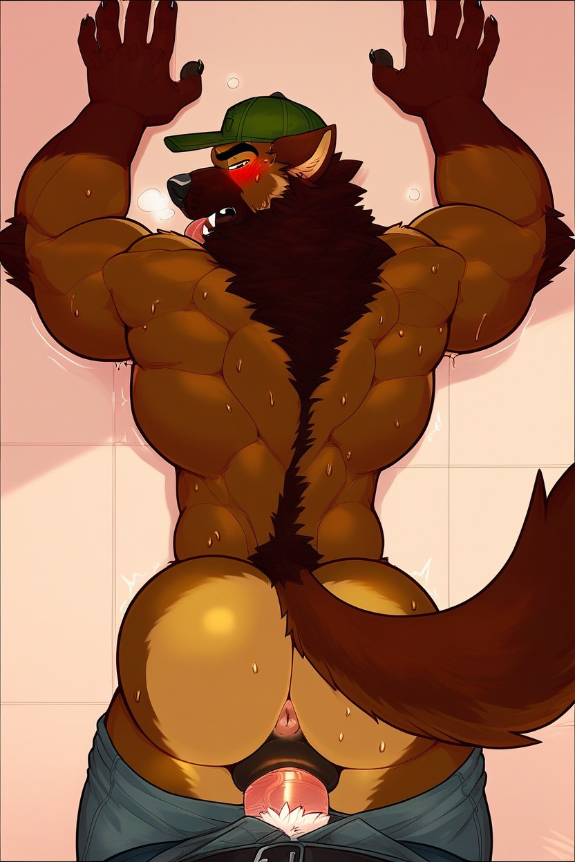 Breath, Bubble Butt, Embarrassed Furry AI Porn