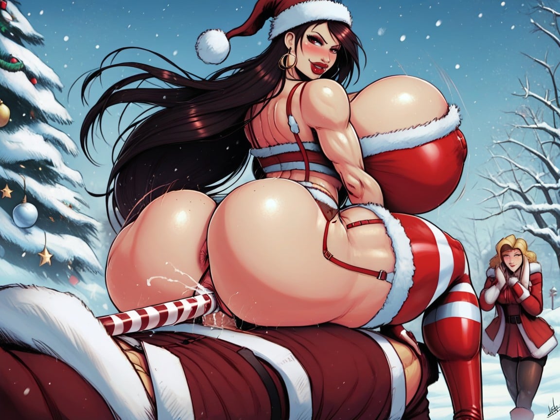 Bouncing Lines, Hyper High Shelf Ass, + Male AI Porn