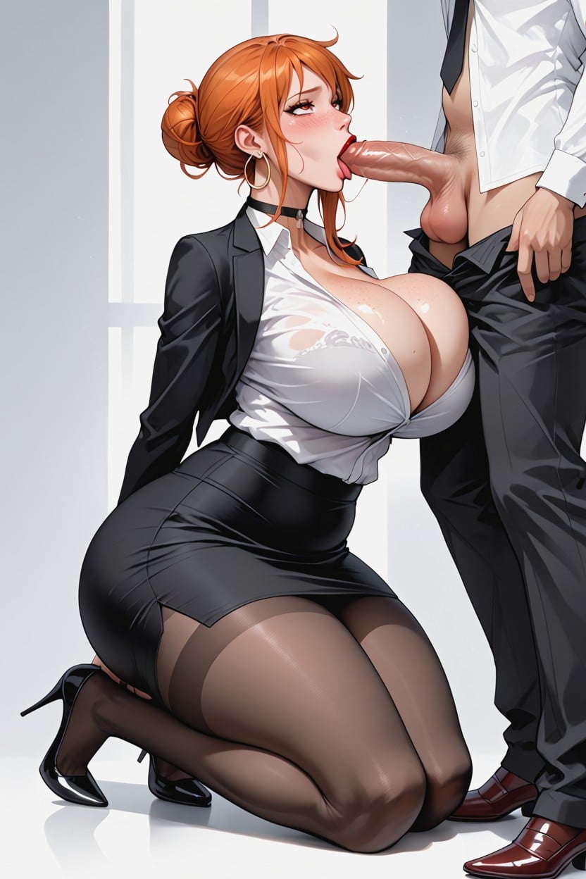 Very High Resolution, Kneeling, Nami Hentai AI Porn