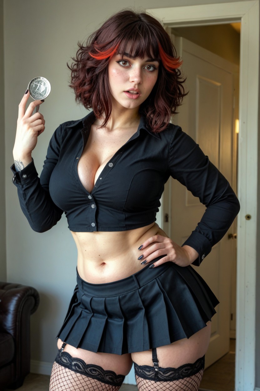 Snatched Waist, Spectacular Juicy Fit Ass, In Clothes Porno IA
