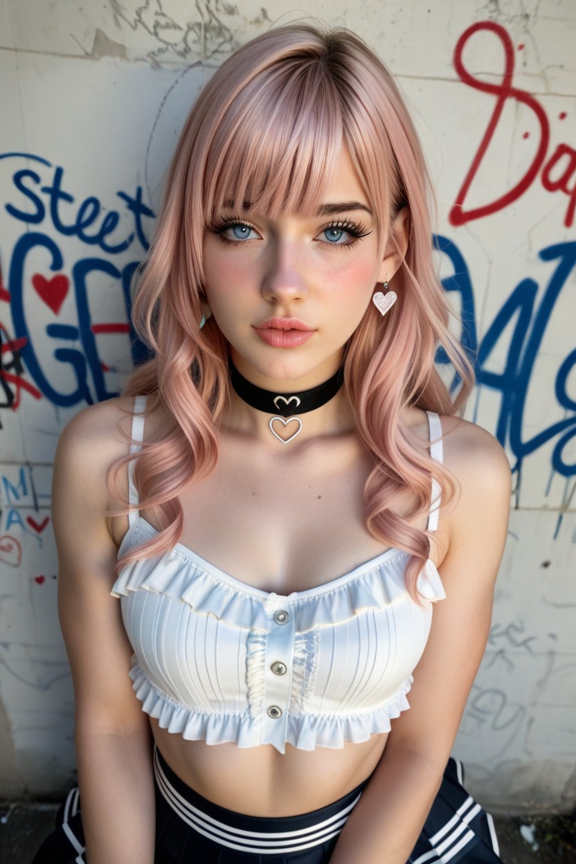 Petit Body Type, Long Eyelashes, K AI Porn