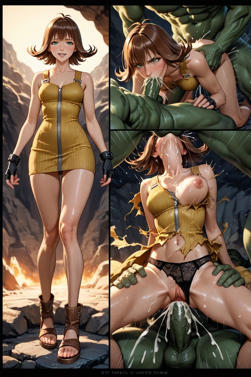 Bouncing Spherical Breast, Consistent Characters, Spread Legs Hentai AI Porn