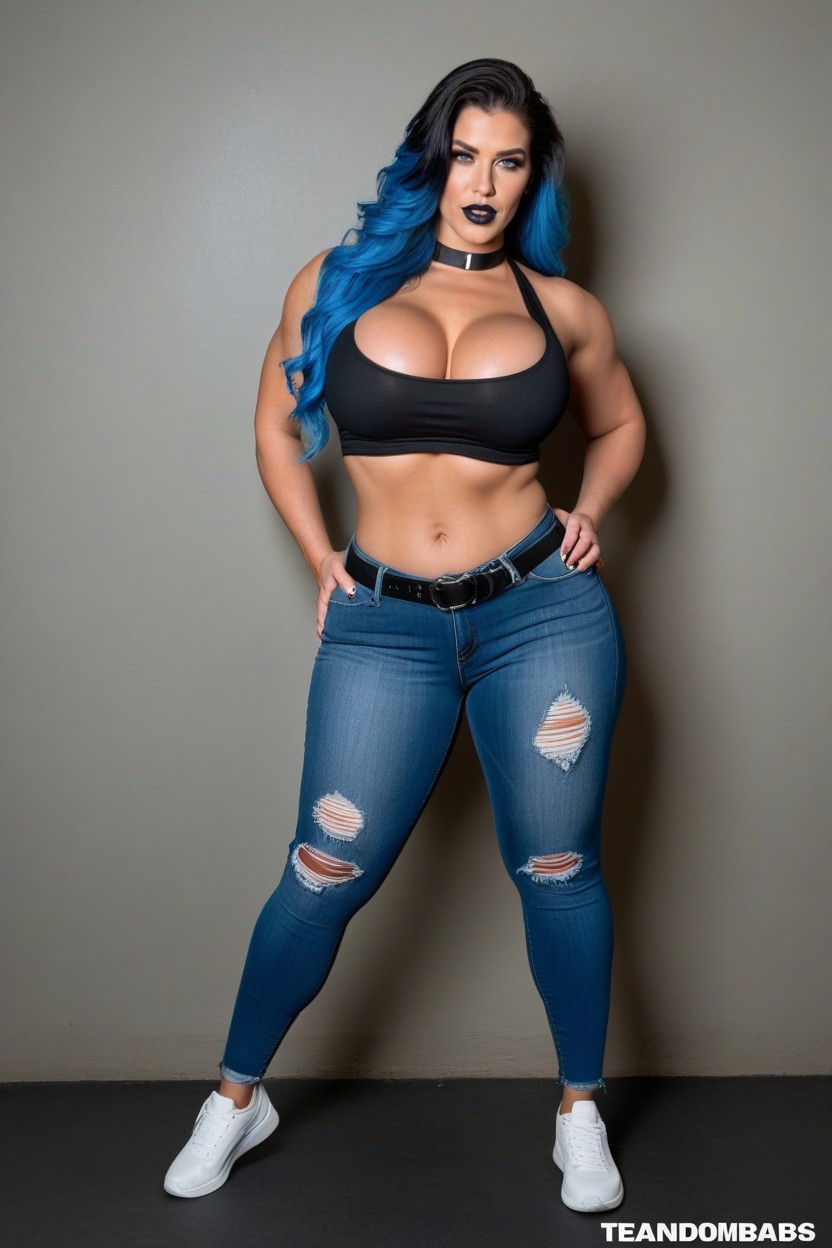 Well Defined Abs, Fit, Extremely Muscular Tights KI Porno
