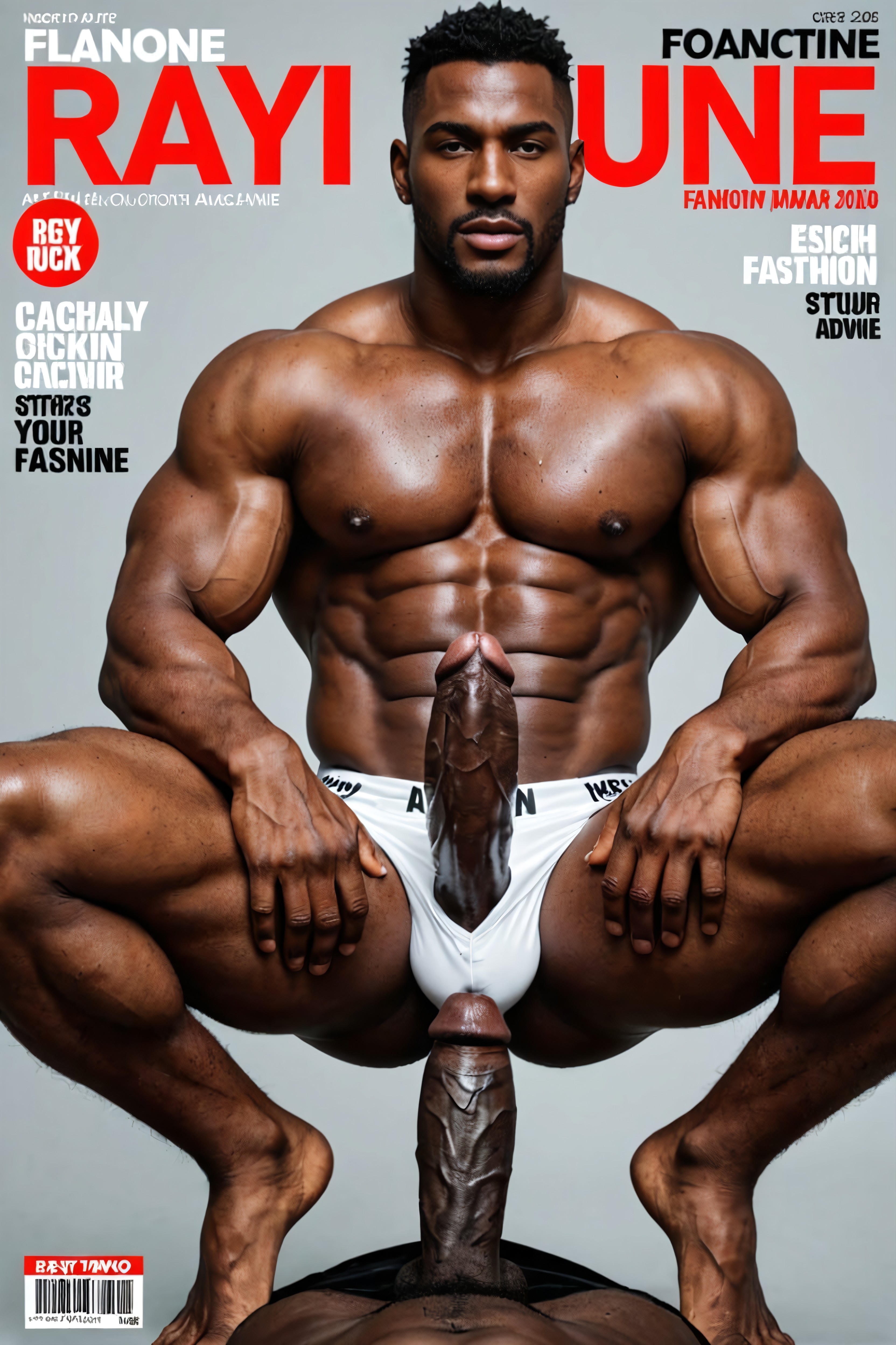 Title Is “gay Mag - Il Fascino Della Negritudine!”, Photo Shoot, 18+ AI Gay Porn