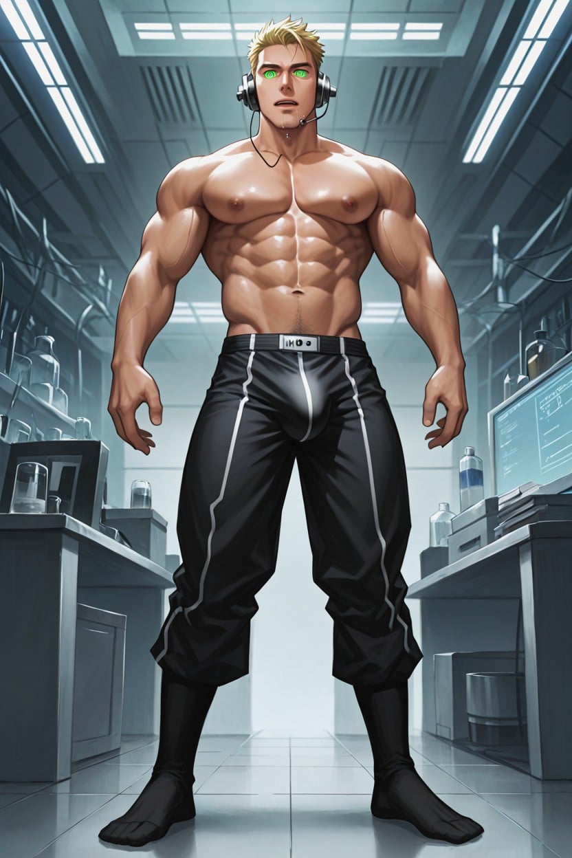 20+, Muscular Body, Big Pecs Porno gay IA