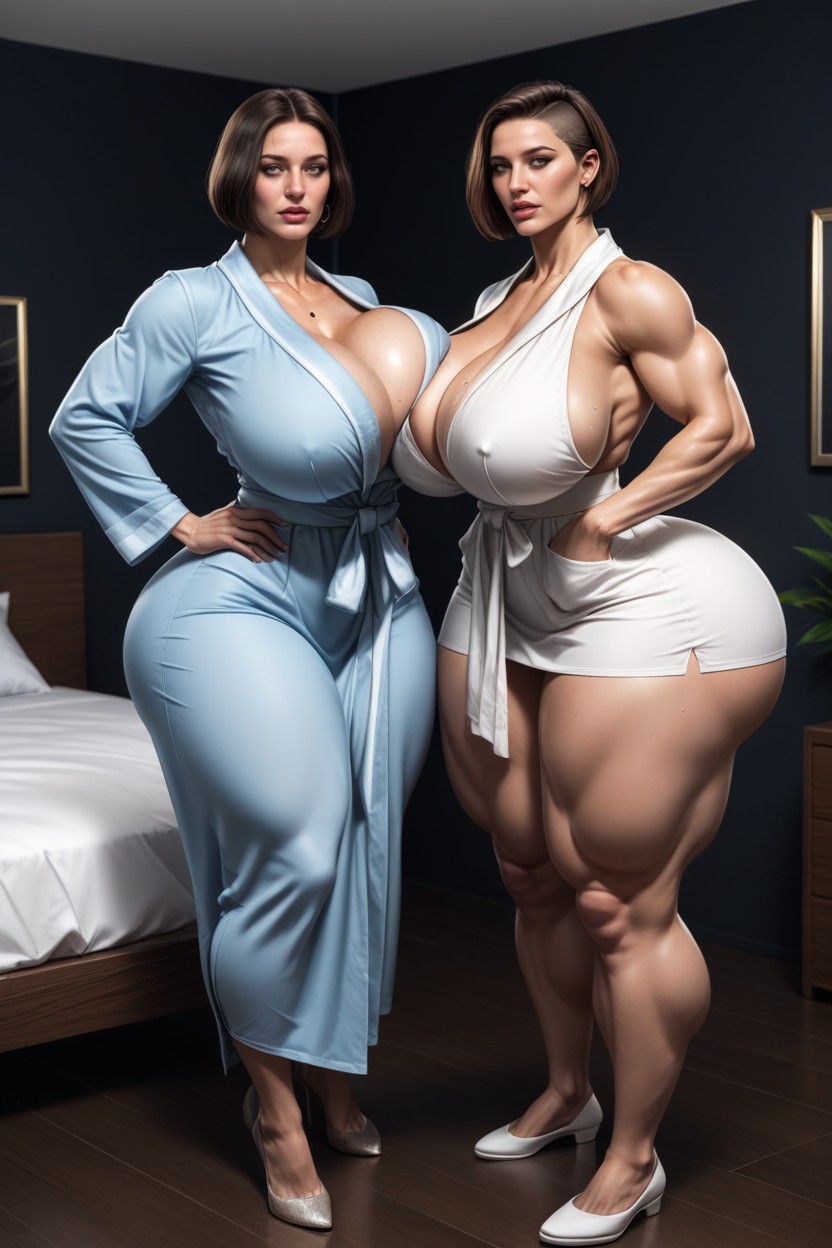 Colossal Breast, 25+, Brunette AI Porn