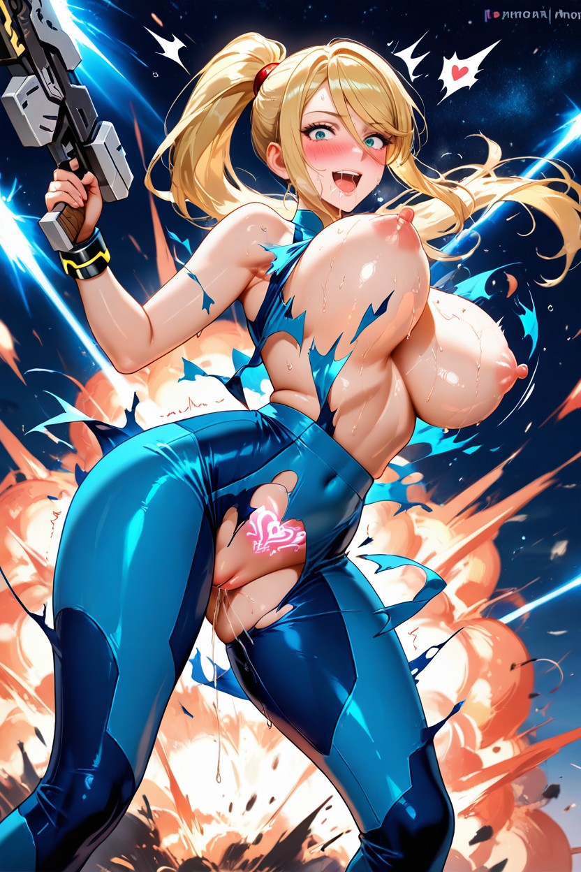 Arched Back, Visible Underboob, Cross Eyed Hentai AI Porn