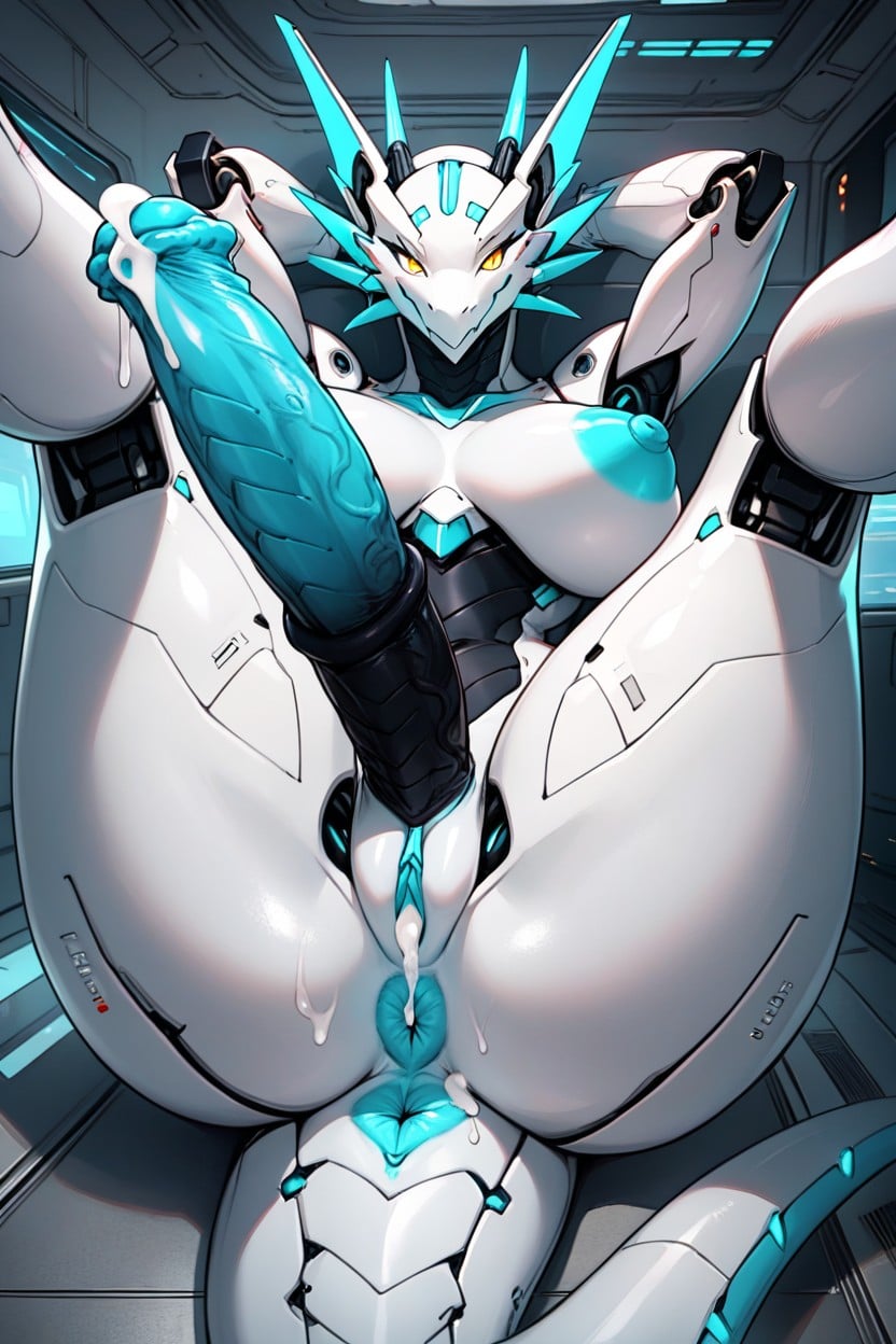 Black Belly, Black Breasts, Futanari Furry AI Porn