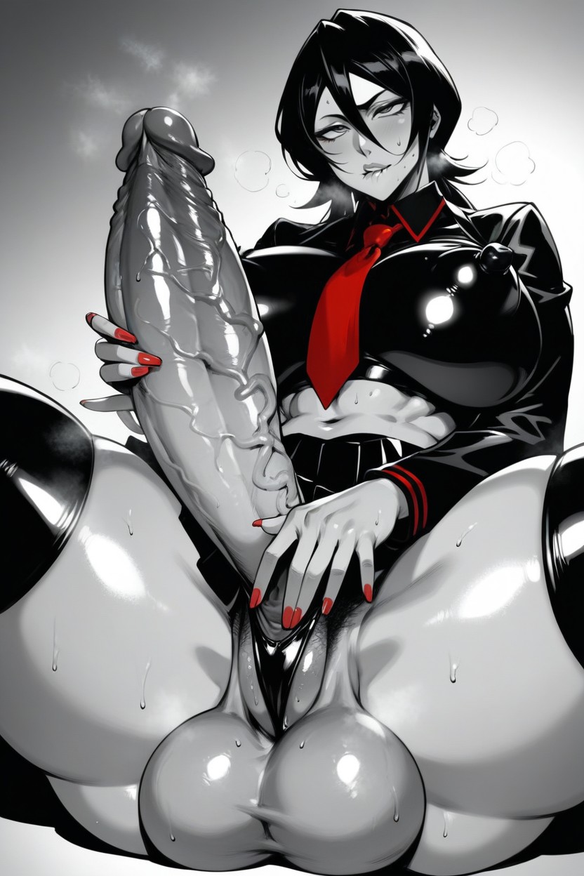 Extremely Large Ass, Thick Thighs, Expressionless Hentai AI Porn