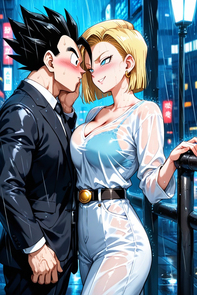 Side View, Medium Breast, Side View Hentai AI Porn