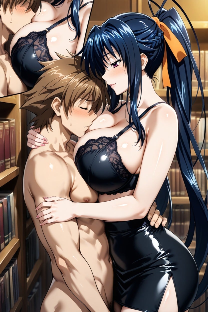 Library, Femdom, Sexy AI Porn