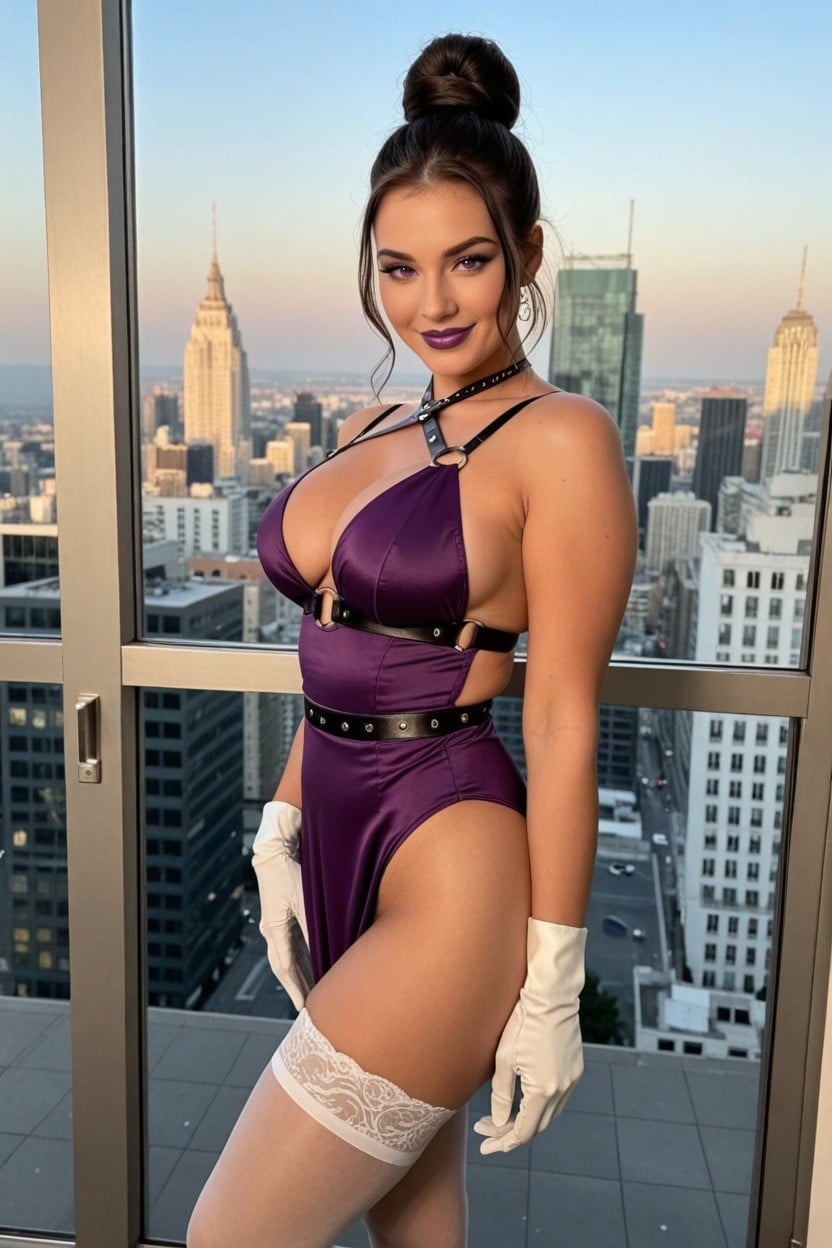 Model, A Large, Nylon Stockings AI Porn