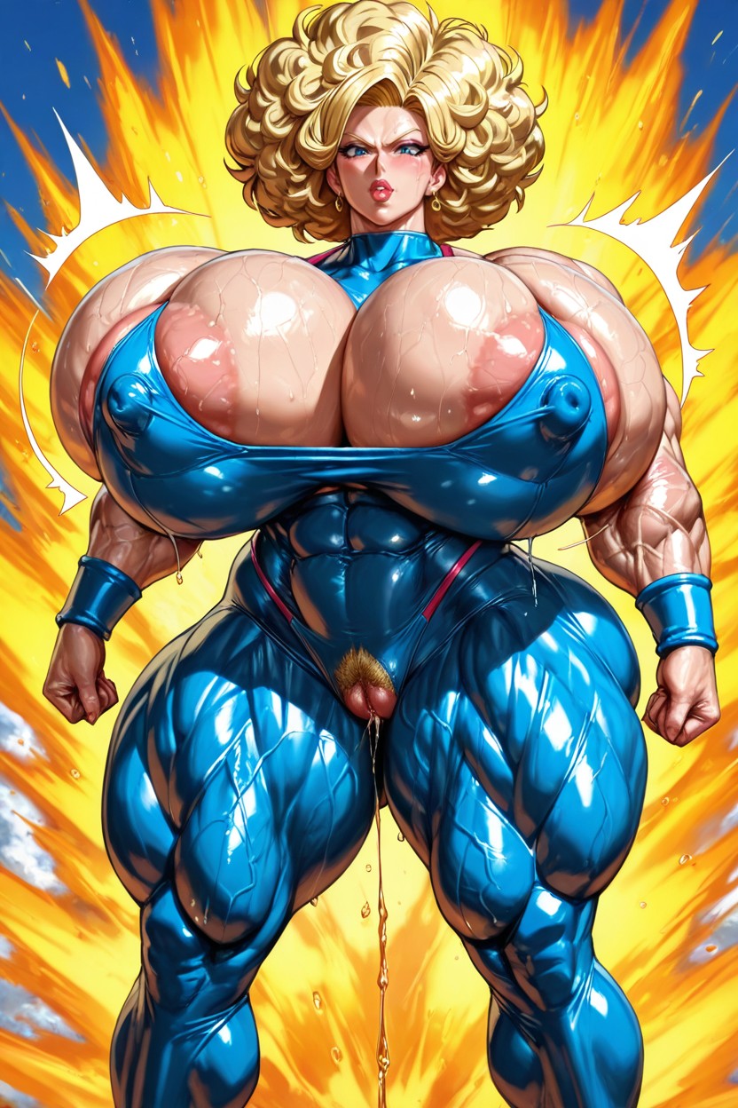 Huge Arms, Meaty Pussy Lips, Hyper Gigantic Ass Expansion Hentai IA