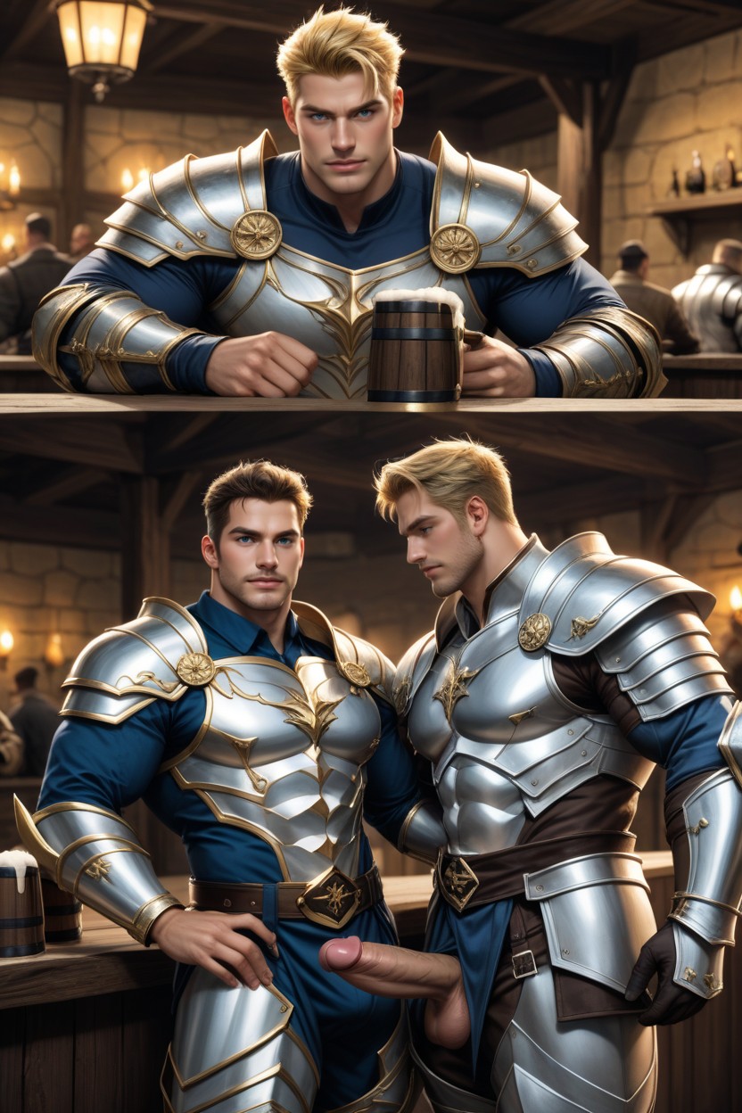 Before And After, Mugs, Big Cocks AI Gay Porn