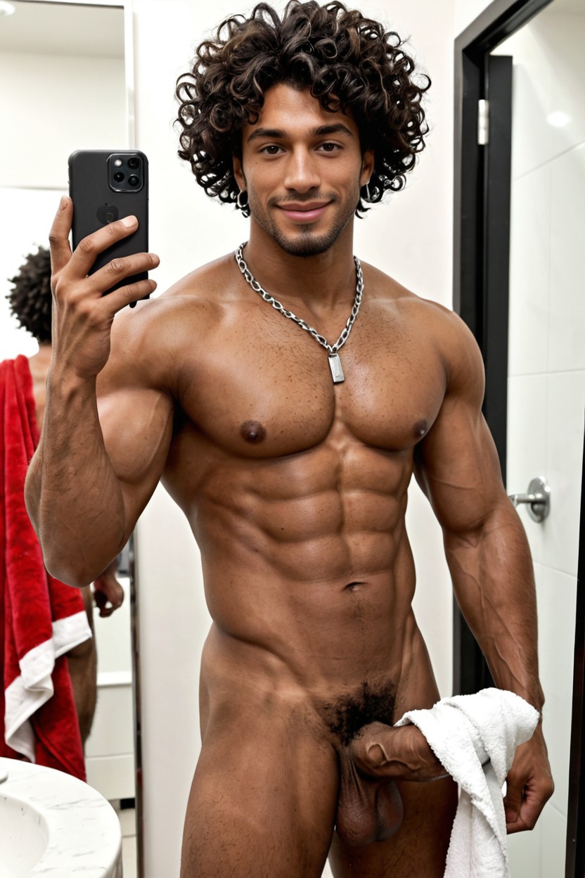 Enormous Flaccid Dick, Armpit Hair, Smile AI Gay Porn