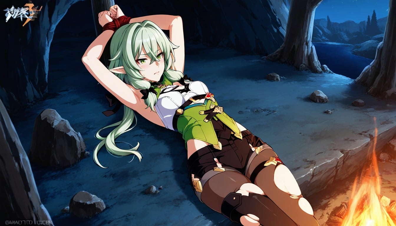 Female Taller Than Goblin, Sad, Fantasy Atmosphere Hentai AI Porn