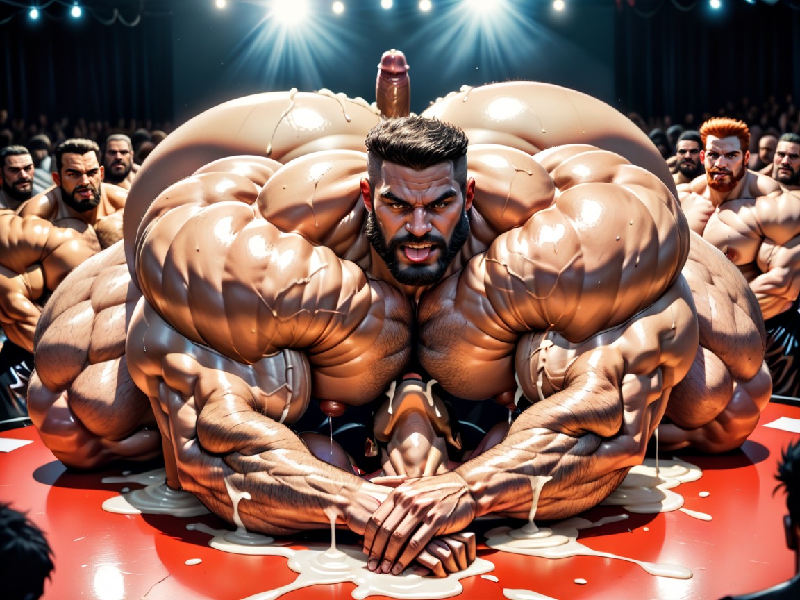 Thick, Naked, Rough Chiseled Tough Looking Transmen AI Porn