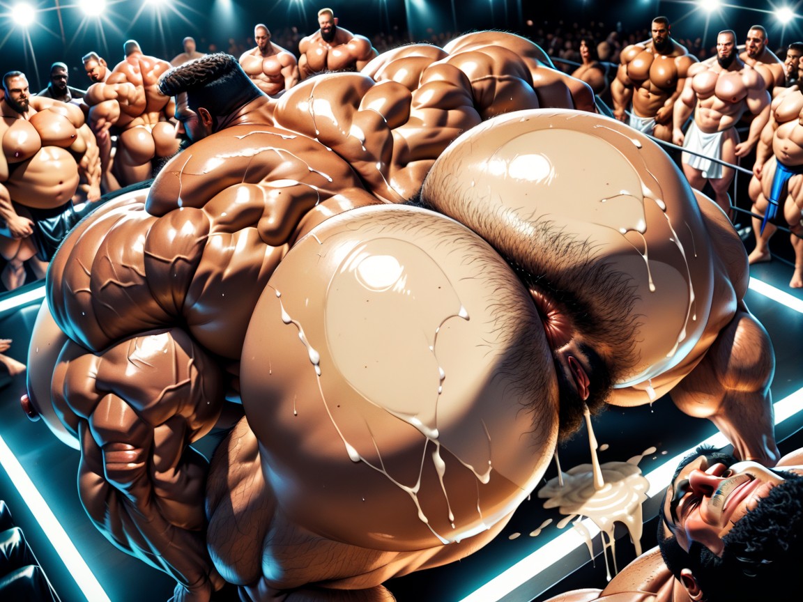 Oiled Skin, 18+, Hyper Boobs AI Porn