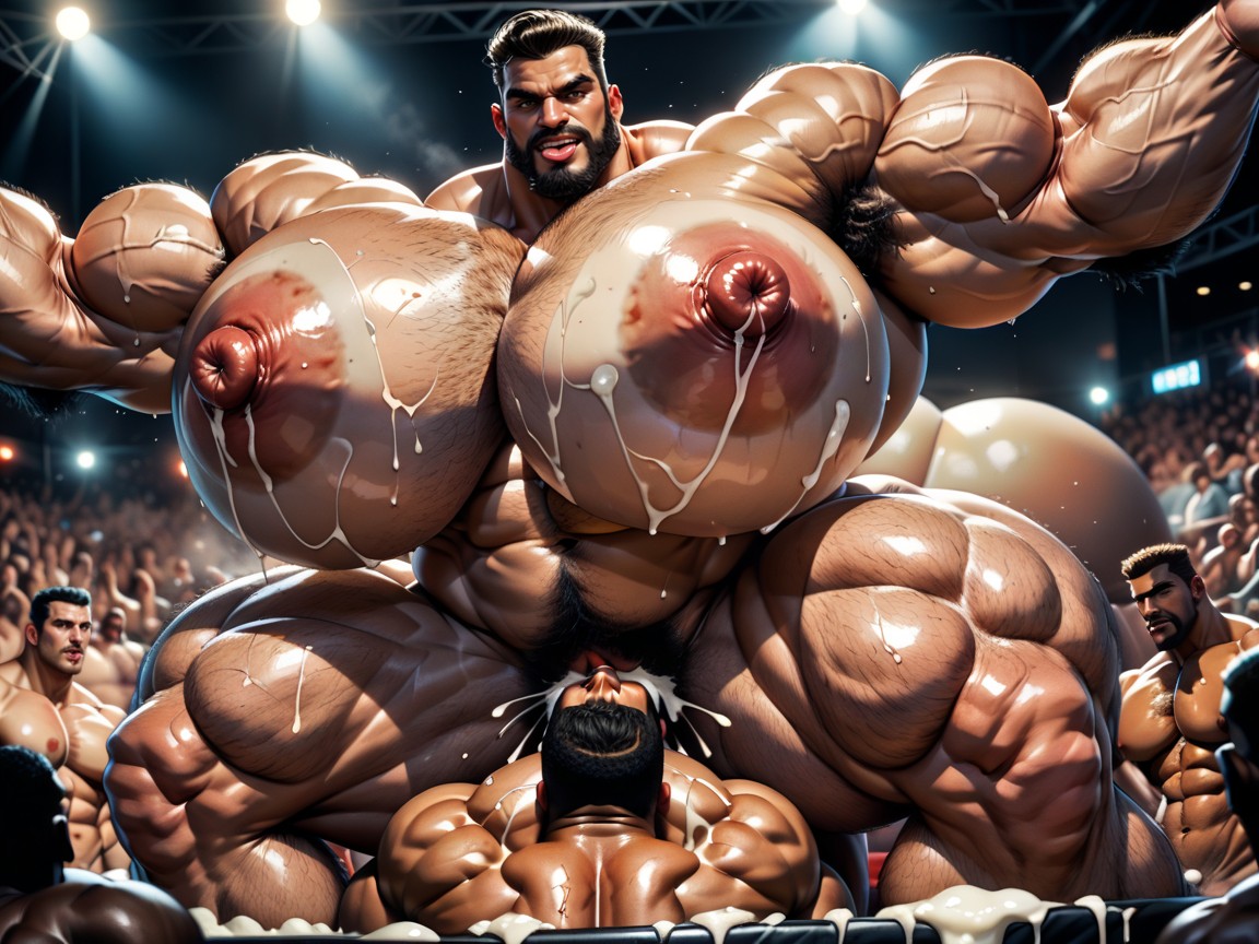 18+, Naked, Big Pecs AI Porn