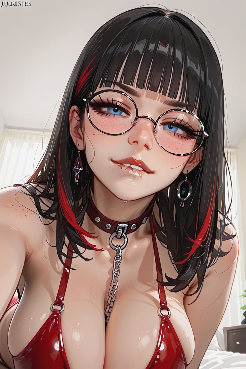 Agachándose, 18+, On A Bed Hentai IA