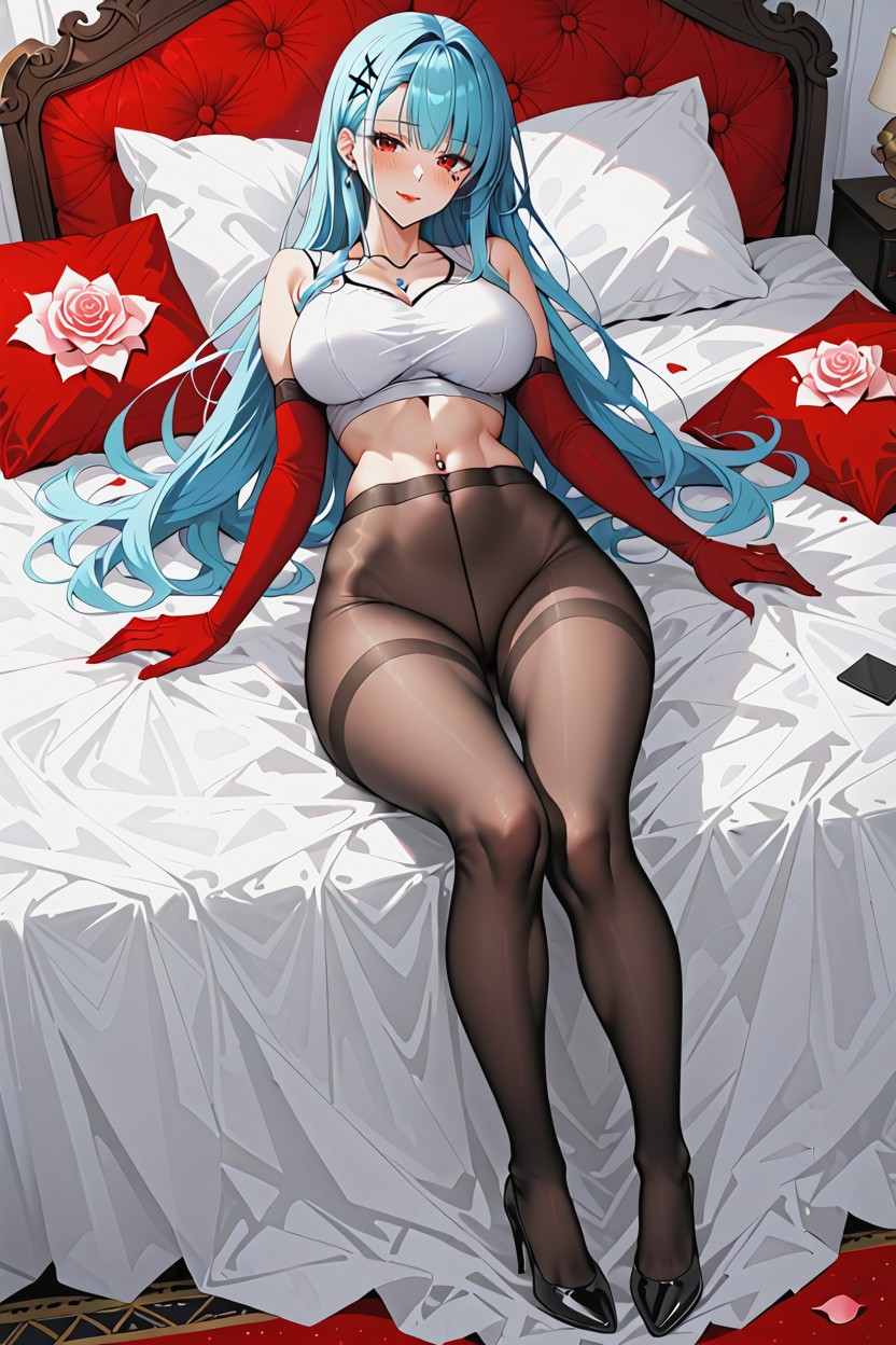Full Body, Face, Bed AI Porn