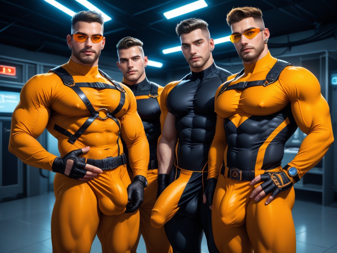 25+, Brown Buzzcut Fade, Cosplay AI Gay Porn