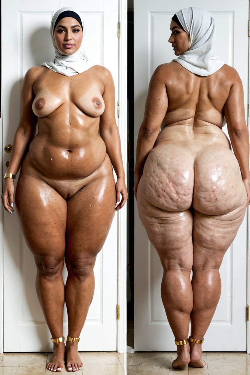 Massive Legs, Extra Cellulite, Ultra Detailed Face AI Porn