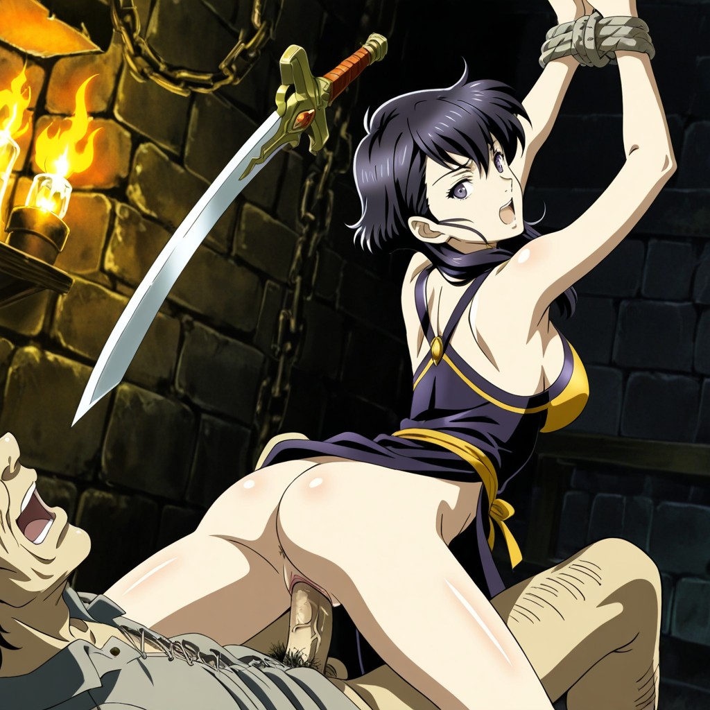 Short Length, Yoshiten Style, Black Hair Hentai AI Porn