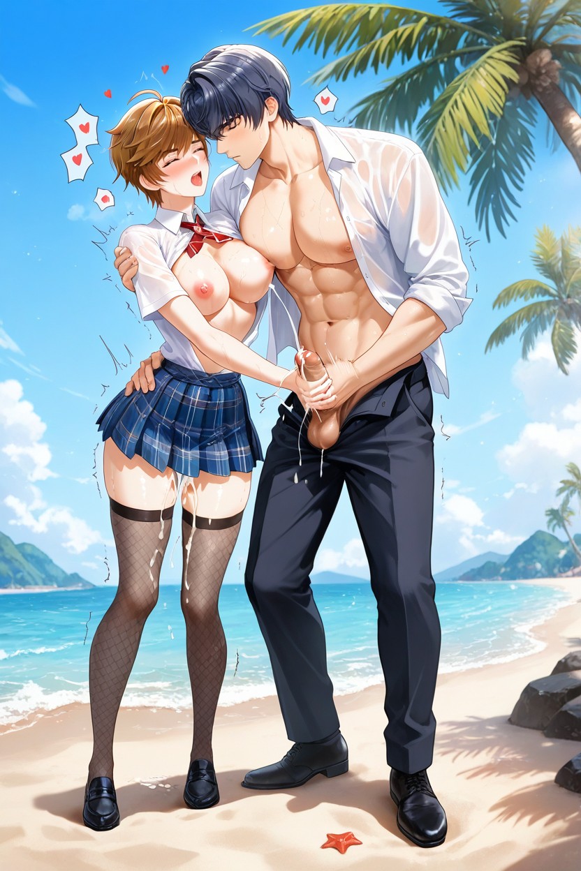 Standing Anal, Normal Anatomy, 25+ AI Gay Porn