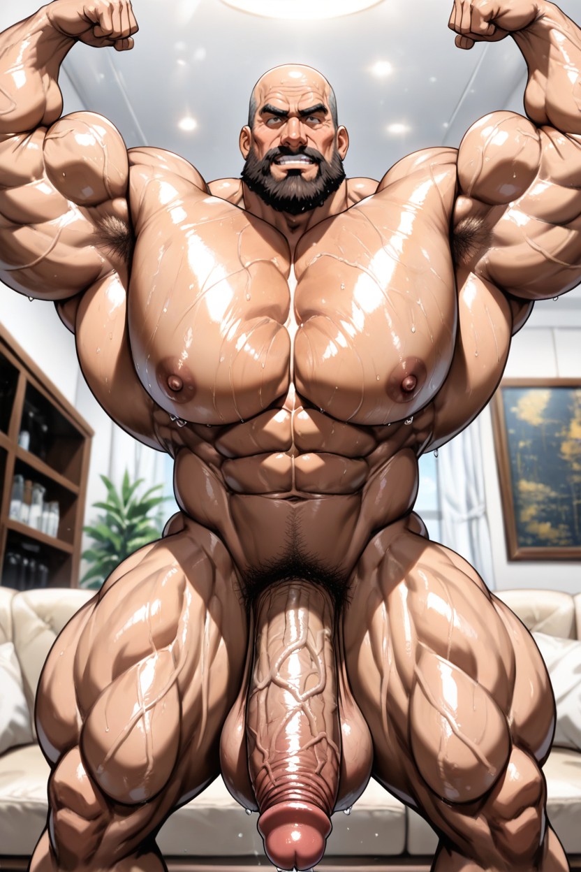 Big Dick, Big Dick, Huge Arms AI Gay Porn