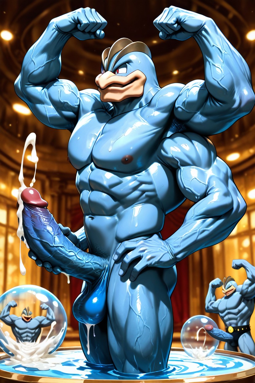 Gigantic Hyper Cock, Hyper Gigantic Cock, Machamp AI Gay Porn