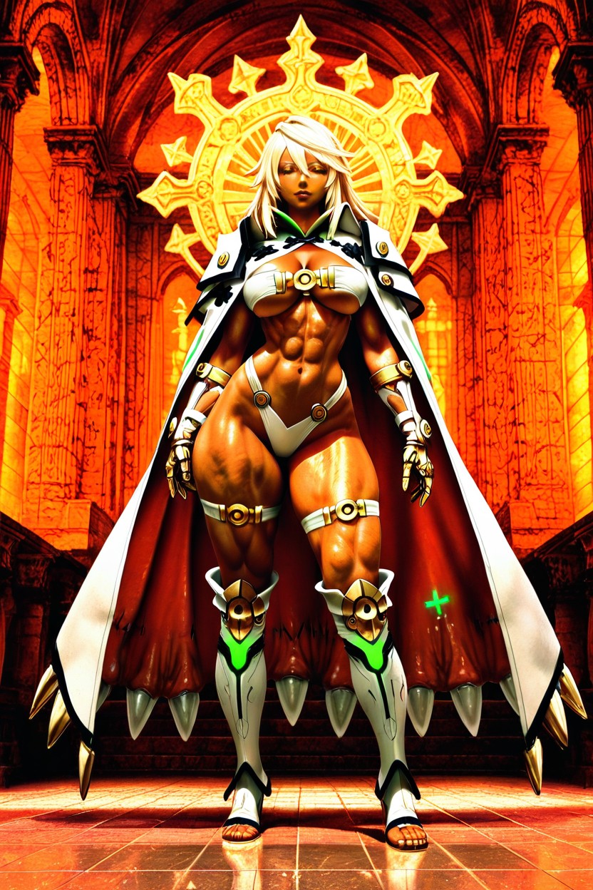 Dynamic Pose, Front View, Rounded Breast AI Porn
