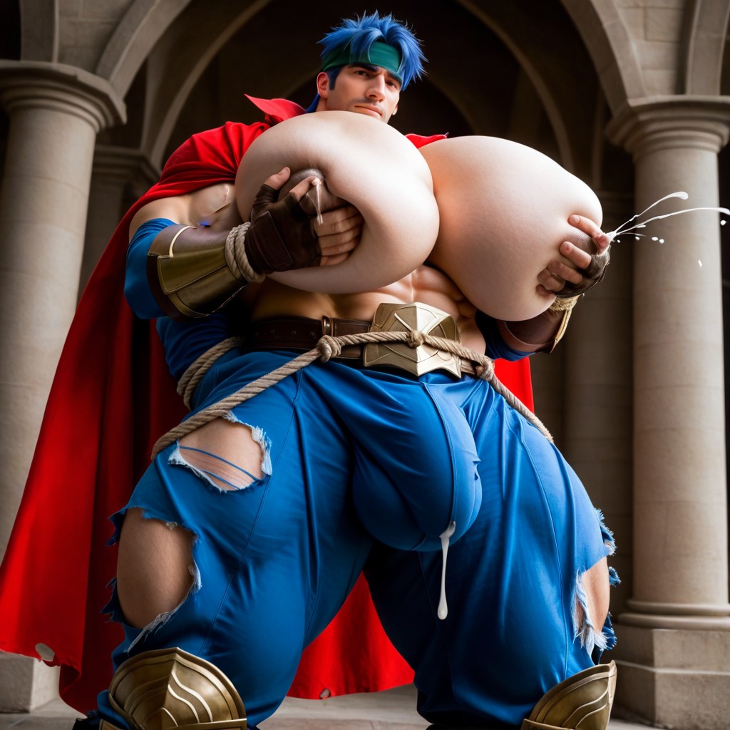 Musculosa, Ike From Fire Emblem Armor, Handsome Face Porno gay IA