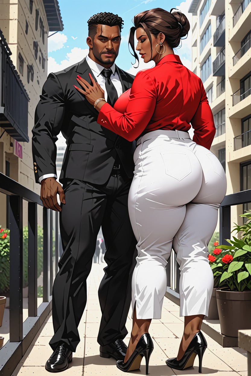Bbc, Bbw, Fat Wide Ass MILF AI Porn