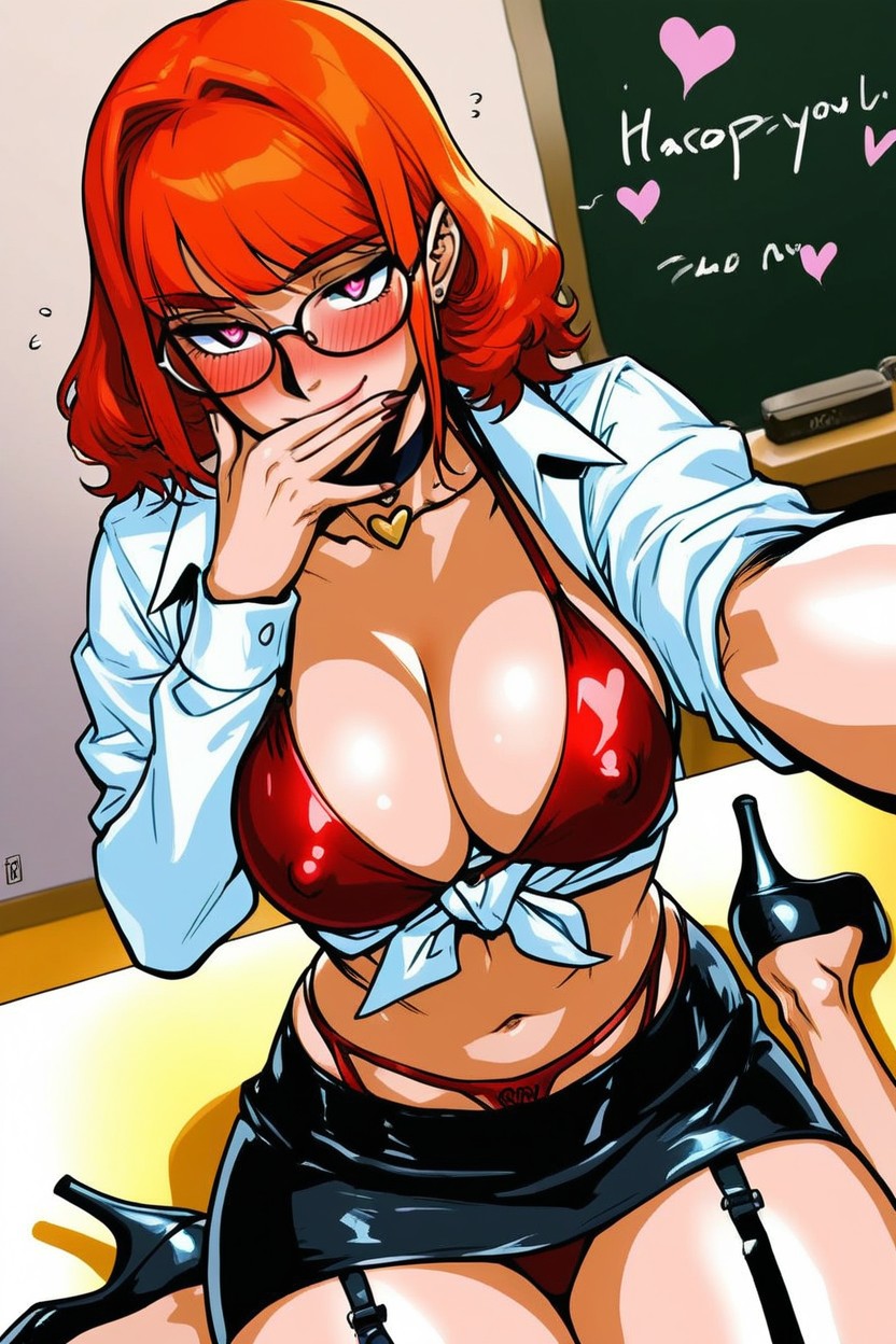 Motion Lines, Excité, Mamelons En Érection Porno IA Hentai