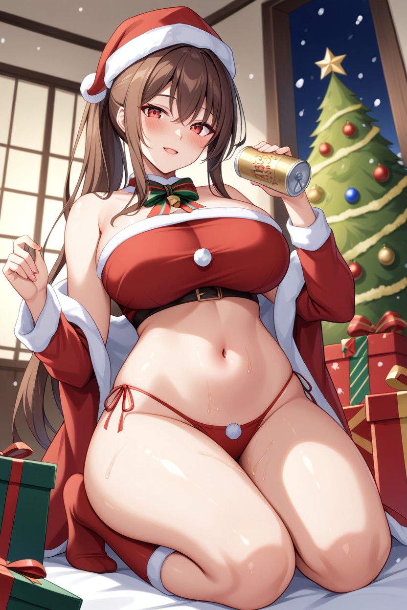 18+, Ponytail, Large Breasts AI Porn