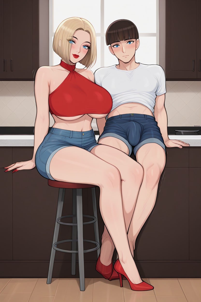 Fit Body, 30+, Looking At Each Other AI Porn