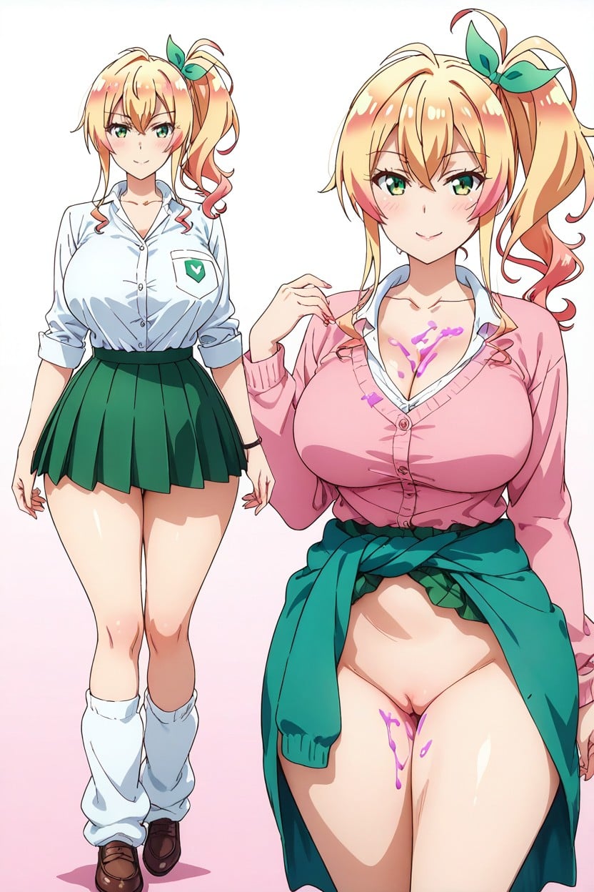 Hair Length Above Shoulders, Pussy Peel, Defined Eyelashes Hentai AI Porn