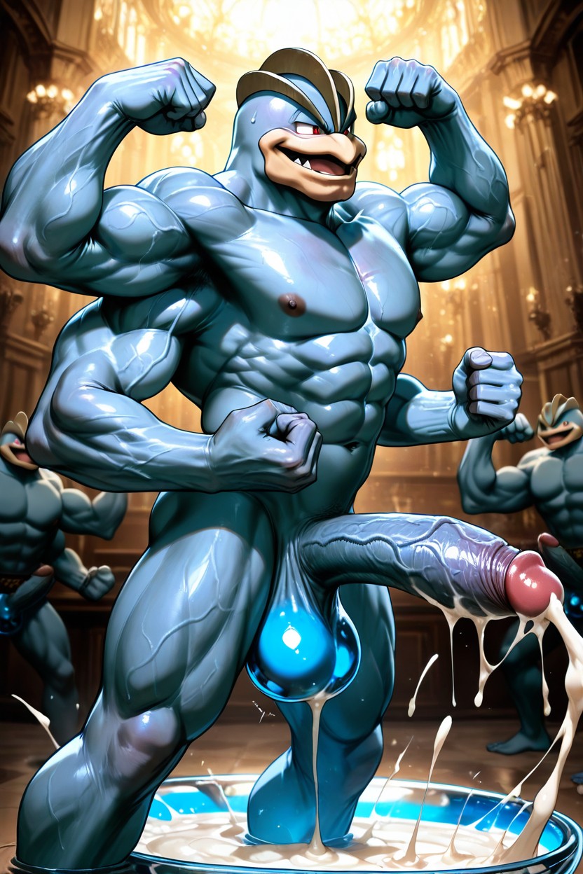 Machamp, Perfect Penis, Fit AI Gay Porn